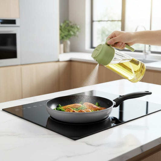 OIL MASTER  | Premium 2-in-1 Oil Spray & Pour Dispenser Bottle(500 ml)