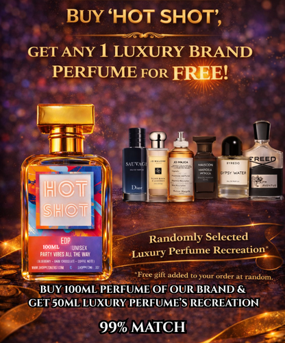 Lucky Luxury Duo Offer – Buy 100ml, Get 50ml Luxury-inspired fragrances Free (Randomly)