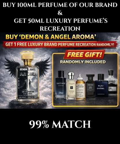Lucky Luxury Duo Offer – Buy 100ml, Get 50ml Luxury-inspired fragrances Free (Randomly)