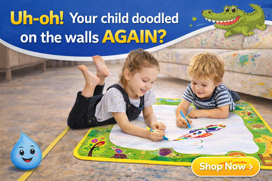 Reusable Water Doodle Drawing Mat for Kids