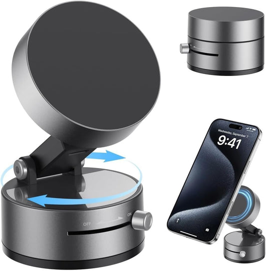 360° Vacuum Magnetic Phone Mount | Ultra-Strong Holder