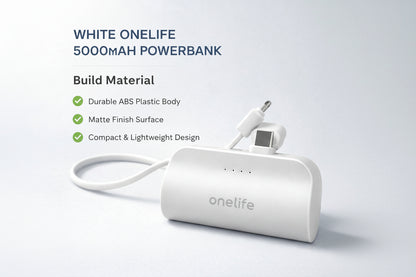 Portable Pocket Friendly Power Bank -5000mah