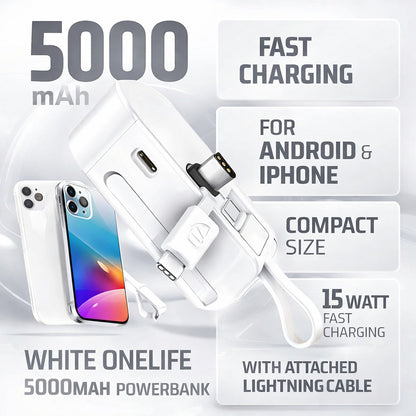 Portable Pocket Friendly Power Bank -5000mah